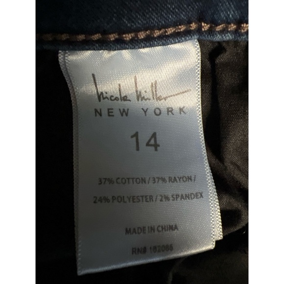 Nicole Miller  Blue Skinny Jeans with Stretch - Picture 4 of 4